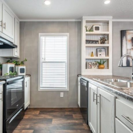 kitchen of manufactured home